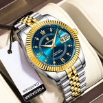 Reloj Poedagar Blue Gold