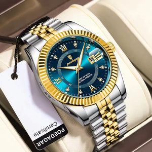 Reloj Poedagar Blue Gold