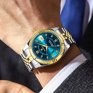 Reloj Poedagar Blue Gold