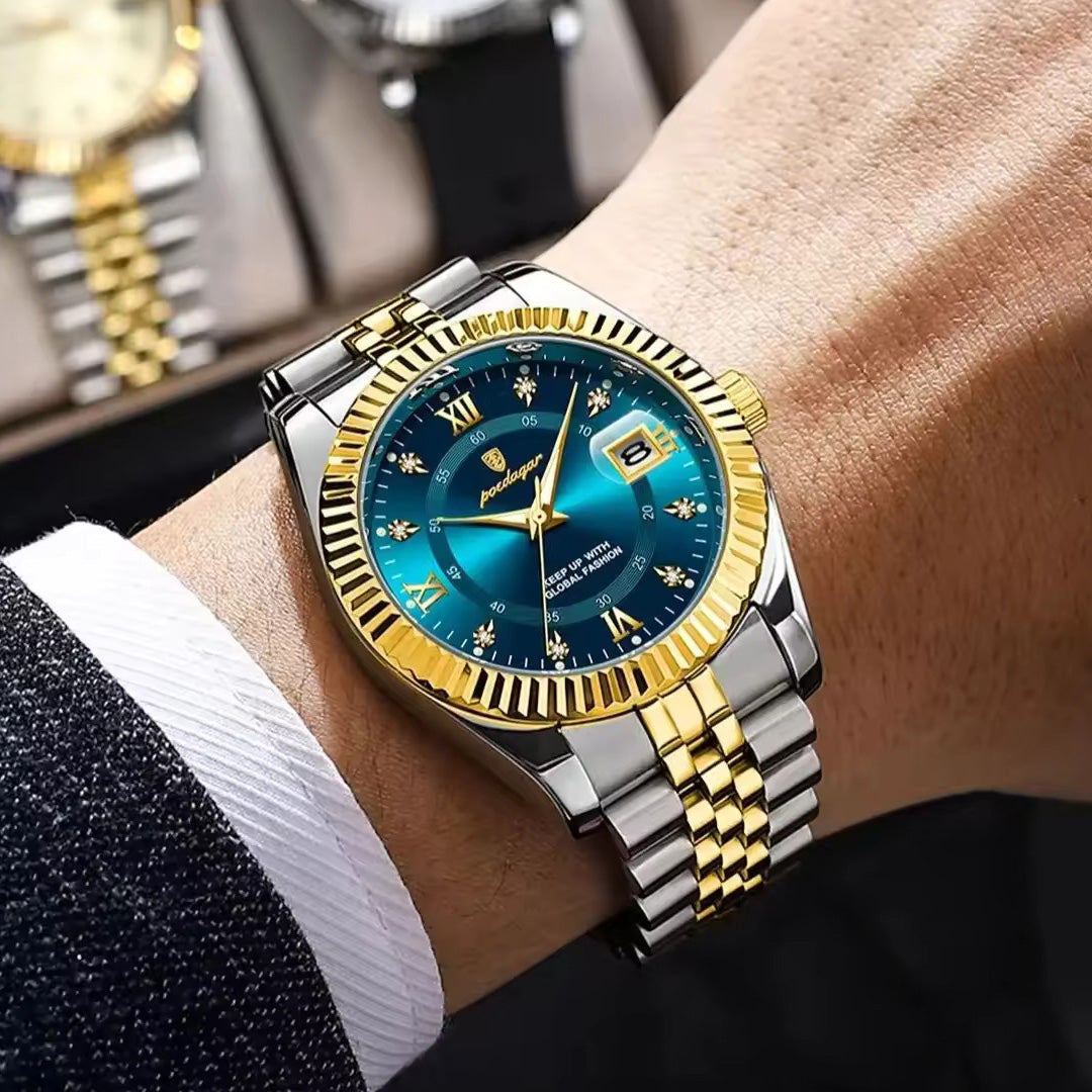 Reloj Poedagar Blue Gold