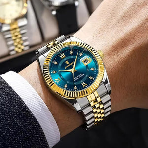 Reloj Poedagar Blue Gold