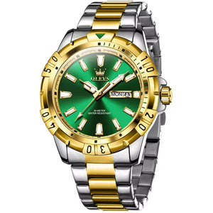 Reloj Olevs Gold Green